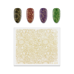 اسلایدر طراحی ناخن های لتو (Hi Leto) مدل S224 رنگ طلایی