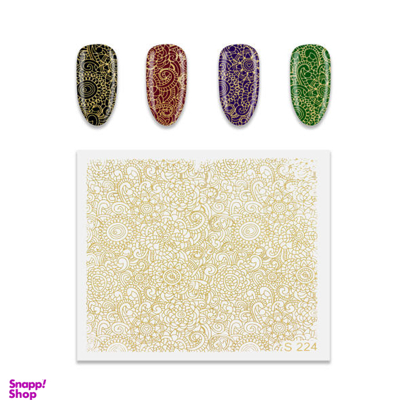 اسلایدر طراحی ناخن های لتو (Hi Leto) مدل S224 رنگ طلایی