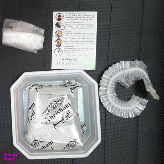 پودر رنگ مو ابریشم (Abrisham) شماره CO100 رنگ قهوهای روشن وزن 130 گرم