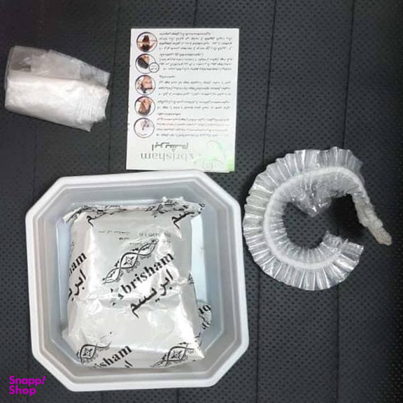 پودر رنگ مو ابریشم (Abrisham) شماره CO101 رنگ قهوه‌ای تیره متوسط وزن 130 گرم