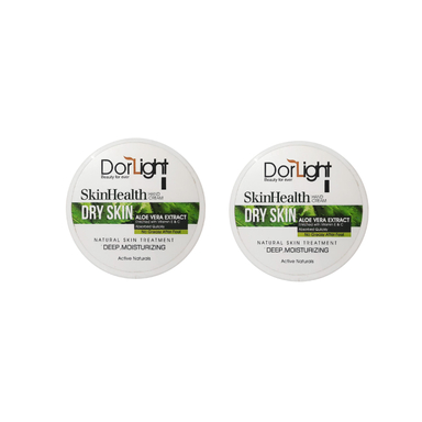 کرم مرطوب کننده دورلایت (Dorlight) مدل آلویه ورا حجم 300 میلی‌لیتر مجموعه 2 عددی