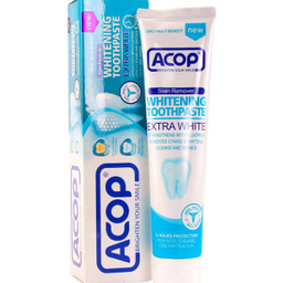 دهان شویه آکوپ (Acop) مدل Anti Plaque حجم 300 میلی‌ لیتر و خمیر دندان آکوپ مدل Whitening حجم 90 میلی‌ لیتر