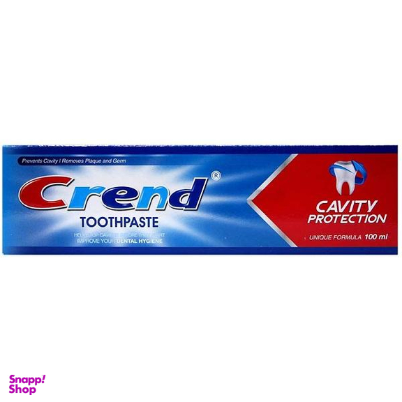خمیر دندان کرند (Crend) مدل Protection حجم 100 میلی‌لیتر