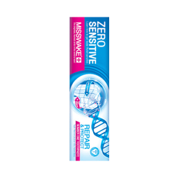 خمیر دندان میسویک مدل Zero Sensitive حجم 100 میلی لیتر و دهان شویه مدل Sensitive Care حجم 400 میلی لیتر و نخ دندان