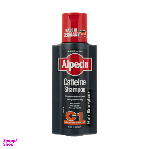 شامپو مو آلپسین (Alpecin) مدل C1 حجم 250 میلی‌ لیتر + شامپو مو آلپسین مدل A2 Active حجم 250 میلی‌ لیتر