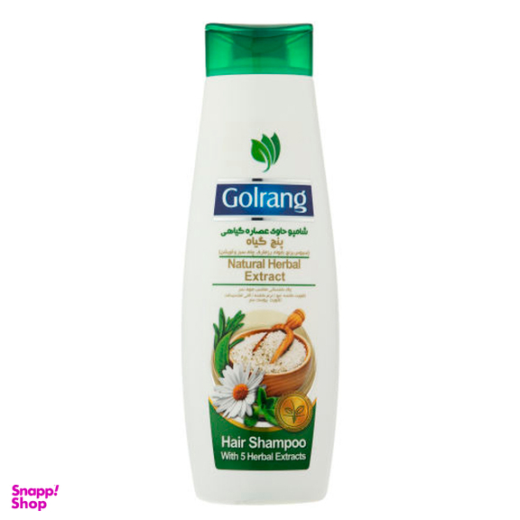 شامپو مو گلرنگ (Golrang) مدل Rosemary وزن 400 گرم به همراه نرم کننده مو گلرنگ (Golrang) وزن 300 گرم