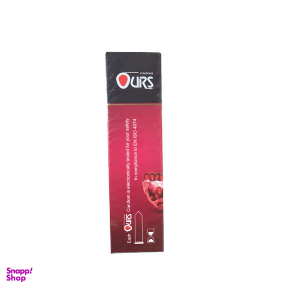 کاندوم اورز (Ours) مدل ساده و خاردار بسته 3 عددی