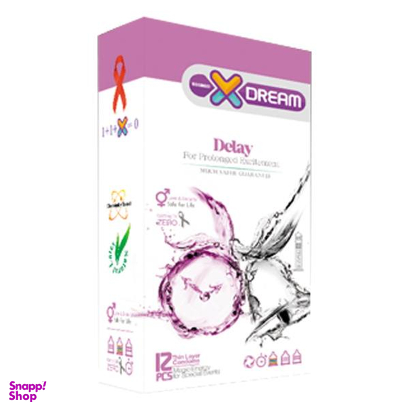کاندوم ایکس دریم (XDream) مدل Delay بسته 12 عددی