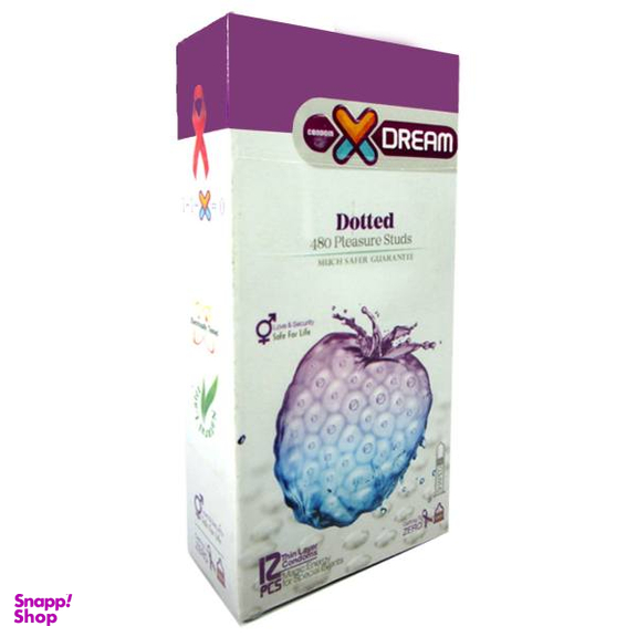 کاندوم ایکس دریم (XDream) مدل Dotted بسته 12 عددی