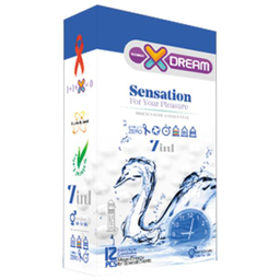 کاندوم ایکس دریم (XDream) مدل Sensation بسته 12 عددی