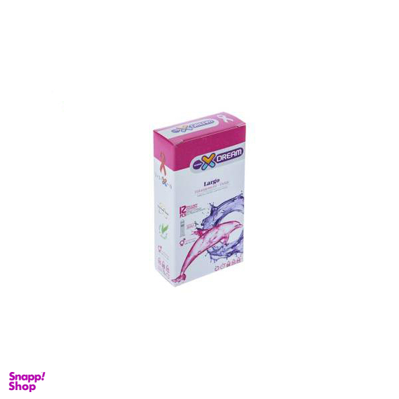 کاندوم ایکس دریم (XDream) مدل لارگو بسته 12 عددی