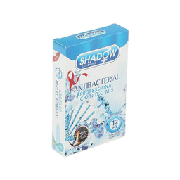 کاندوم شادو (Shadow) مدل Anti Bacterial بسته 12 عددی