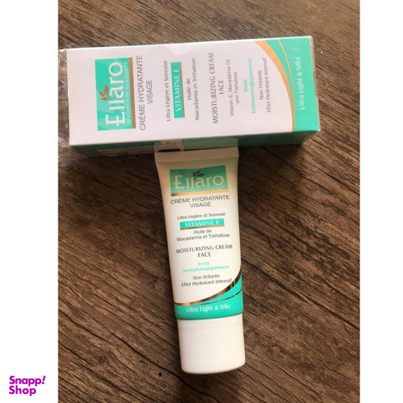 کرم ژل مرطوب کننده الارو (Ellaro) مدل Vitamin E حجم 50 میلی‌لیتر