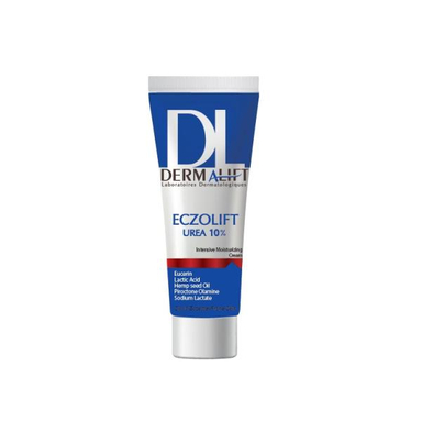 کرم مرطوب کننده درمالیفت (Dermalift) مدل ECZOLIFT UREA 10% حجم 75 میلی‌لیتر