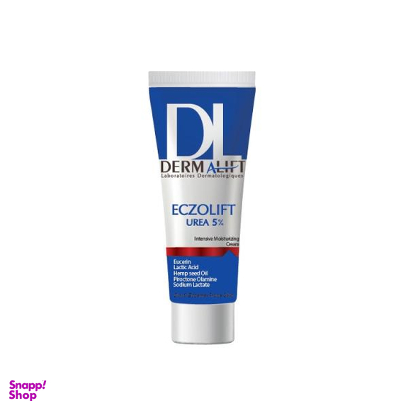 کرم مرطوب کننده درمالیفت (Dermalift) مدل ECZOLIFT UREA 5% حجم 50 میلی‌لیتر