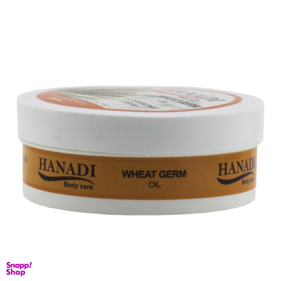 کرم مرطوب کننده هانادی (Hanadi) مدل روغن دانه گندم حجم 200 میلی لینر