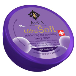 کرم مرطوب کننده آدرا (Adra) مدل Grape seed Oil & Vitamin E حجم 200 میلی‌ لیتر