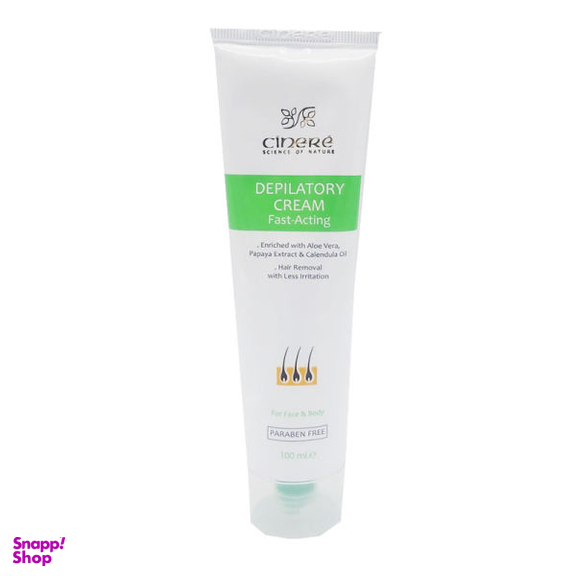 کرم موبر صورت و بدن سینره (Cinere) مدل Aloe Vera حجم 100 میلی‌ لیتر