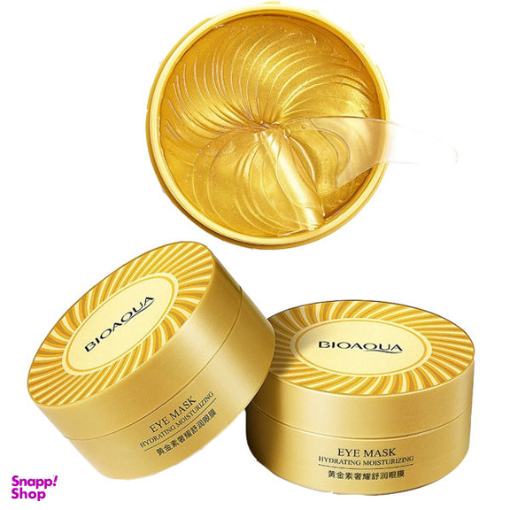 ماسک زیر چشم بایوآکوا مدل Hydrating Moisturizing حجم 80 میلی‌ لیتر بسته 60 عددی