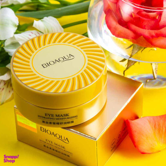 ماسک زیر چشم بایوآکوا مدل Hydrating Moisturizing حجم 80 میلی‌ لیتر بسته 60 عددی