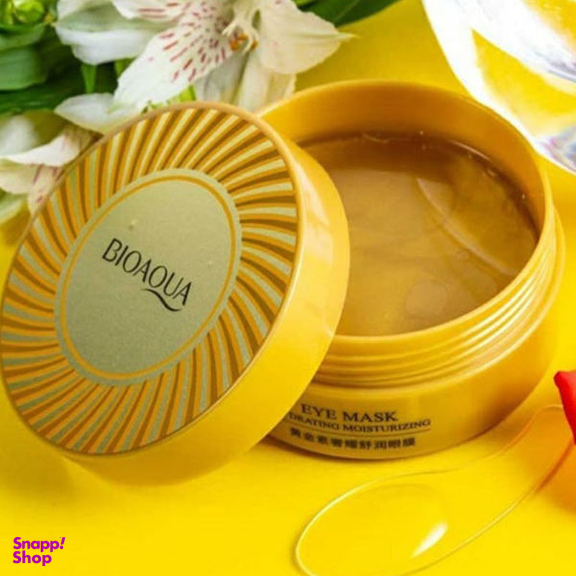 ماسک زیر چشم بایوآکوا مدل Hydrating Moisturizing حجم 80 میلی‌ لیتر بسته 60 عددی