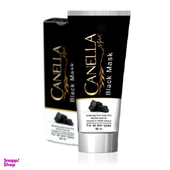 ماسک صورت کنلامکس (Canella Max) مدل black mask حجم 60 میلی‌لیتر