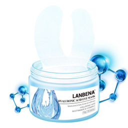 ماسک دور چشم لنبنا (Lanbena) مدل Hyaluronic Acid وزن 90 گرم بسته 50 عددی