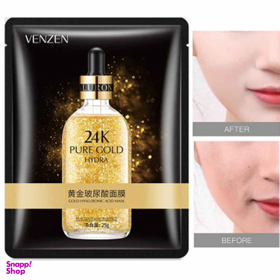 ماسک صورت ونزن مدل طلای خالص وزن 25 گرم