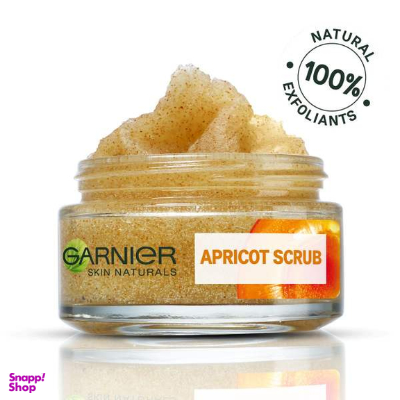 اسکراب لایه بردار پوست گارنیه (Garnier) حاوی عصاره زردآلو حجم 50 میلیلیتر
