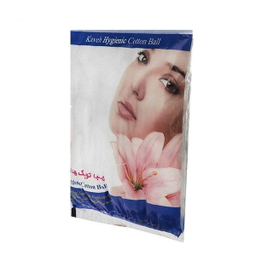 پنبه بهداشتی کاوه مدل گل بسته 100 عددی