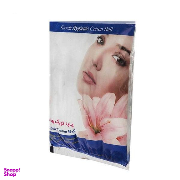 پنبه بهداشتی کاوه مدل گل بسته 100 عددی