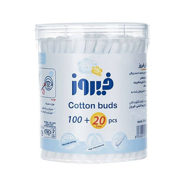 گوش پاک کن فیروز (Firooz) مدل 01 بسته 120 عددی
