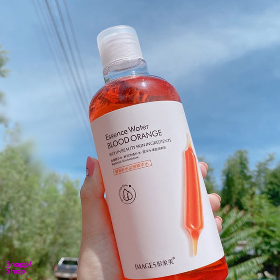 تونر پاک‌ کننده آرایش ایمجز مدل Essence Water Blood Orange حجم 500 میلی‌ لیتر