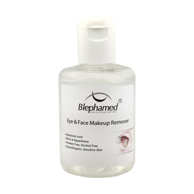 محلول پاک‌ کننده آرایش صورت بلفامد (Blephamed) مدل Micellar حجم 150 میلی‌لیتر