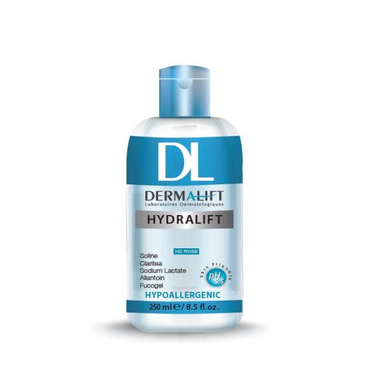 محلول پاک‌ کننده آرایش صورت درمالیفت (Dermalift) مدل Hydralift حجم 250 میلی‌لیتر