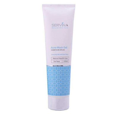 ژل شستشو صورت سروینا (Servina) مدل Acne Wash حجم 100 میلی‌لیتر