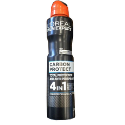 اسپری خوشبو‌کننده بدن مردانه لورآل (Loreal) مدل Carbon Protect New حجم 250 میلی‌لیتر