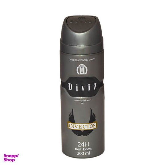 اسپری دیودورانت مردانه دیوایز (Diviz) مدل اینوکتوس حجم 200 میلی‌لیتر