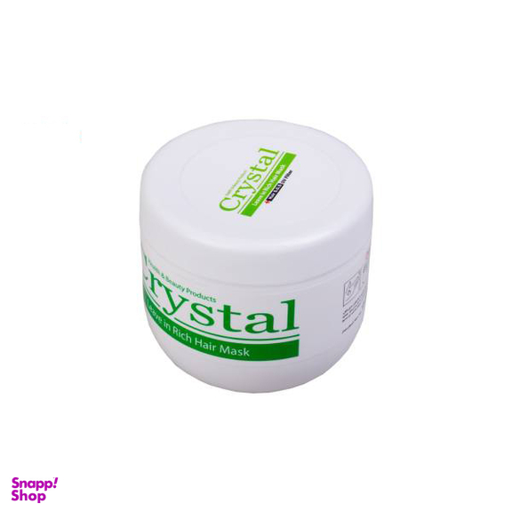 ماسک موی مغذی کریستال (Crystal) مدل بدون آبکشی حجم 500 میلی‌لیتر