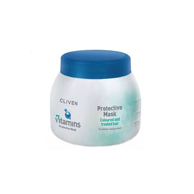 ماسک مو کلیون (Cliven) مدل Protective Mask مناسب برای موهای رنگ شده حجم 500 میلی‌لیتر