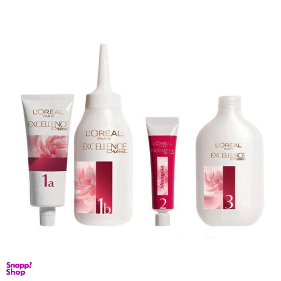 کیت رنگ مو لورآل (Loreal) مدل Excellence شماره 01 رنگ بلوند حجم 48 میلی لیتر