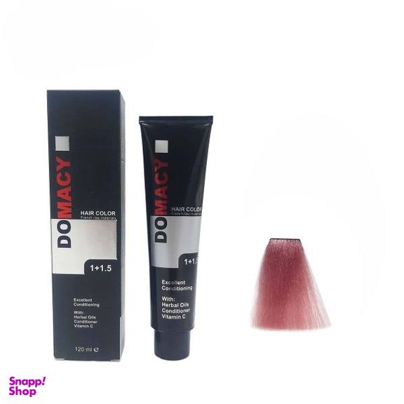 رنگ مو دوماسی (Domacy) شماره 6.603 رنگ صورتی حجم 120 میلی‌لیتر