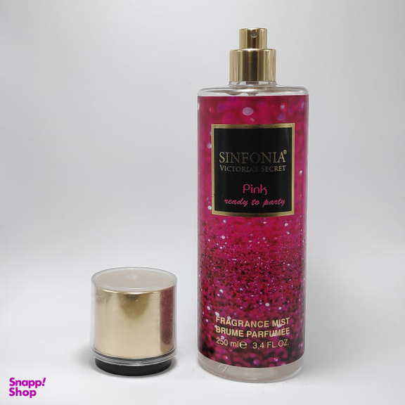 بادی‌ اسپلش زنانه سین فونیا (Sinfonia) مدل Victoria Secret Pink Ready to Party حجم 250 میلی‌‌لیتر