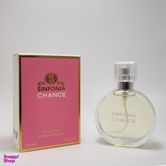 عطر جیبی زنانه سین فونیا (Sinfonia) مدل Channel Chance حجم 30 میلی‌لیتر