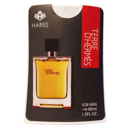 عطر جیبی مردانه حارث (Hares) مدل تق هرمس حجم 45 میلی‌لیتر
