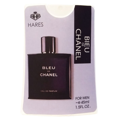 عطر جیبی مردانه حارث (Hares) مدل شانل بلو حجم 45 میلی‌لیتر