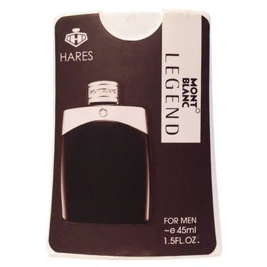 عطر جیبی مردانه حارث (Hares) مدل مون بلان لجند حجم 45 میلی‌لیتر