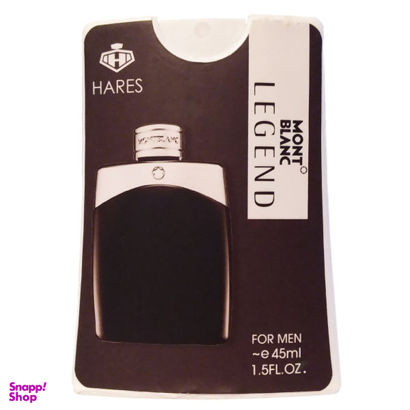 عطر جیبی مردانه حارث (Hares) مدل مون بلان لجند حجم 45 میلی‌لیتر