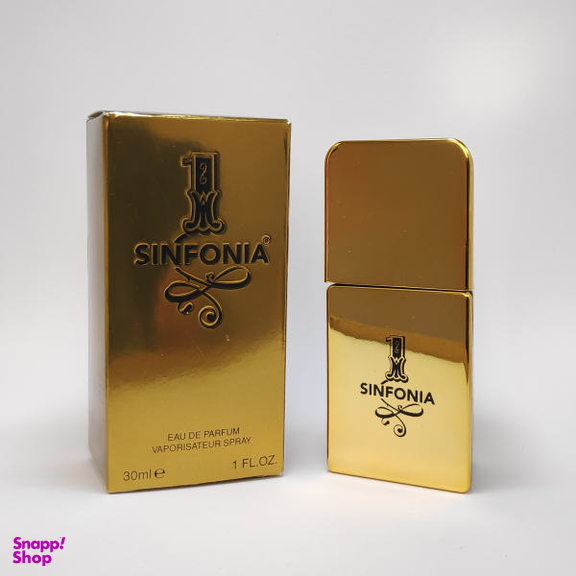 عطر جیبی مردانه سین فونیا (Sinfonia) مدل One Million حجم 30 میلی‌لیتر