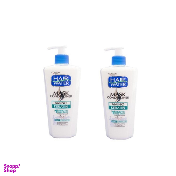 ماسک مو کامان (Comeon) مدل Hair Water حاوی کراتین حجم 400 میلی لیتر مجموعه 2 عددی